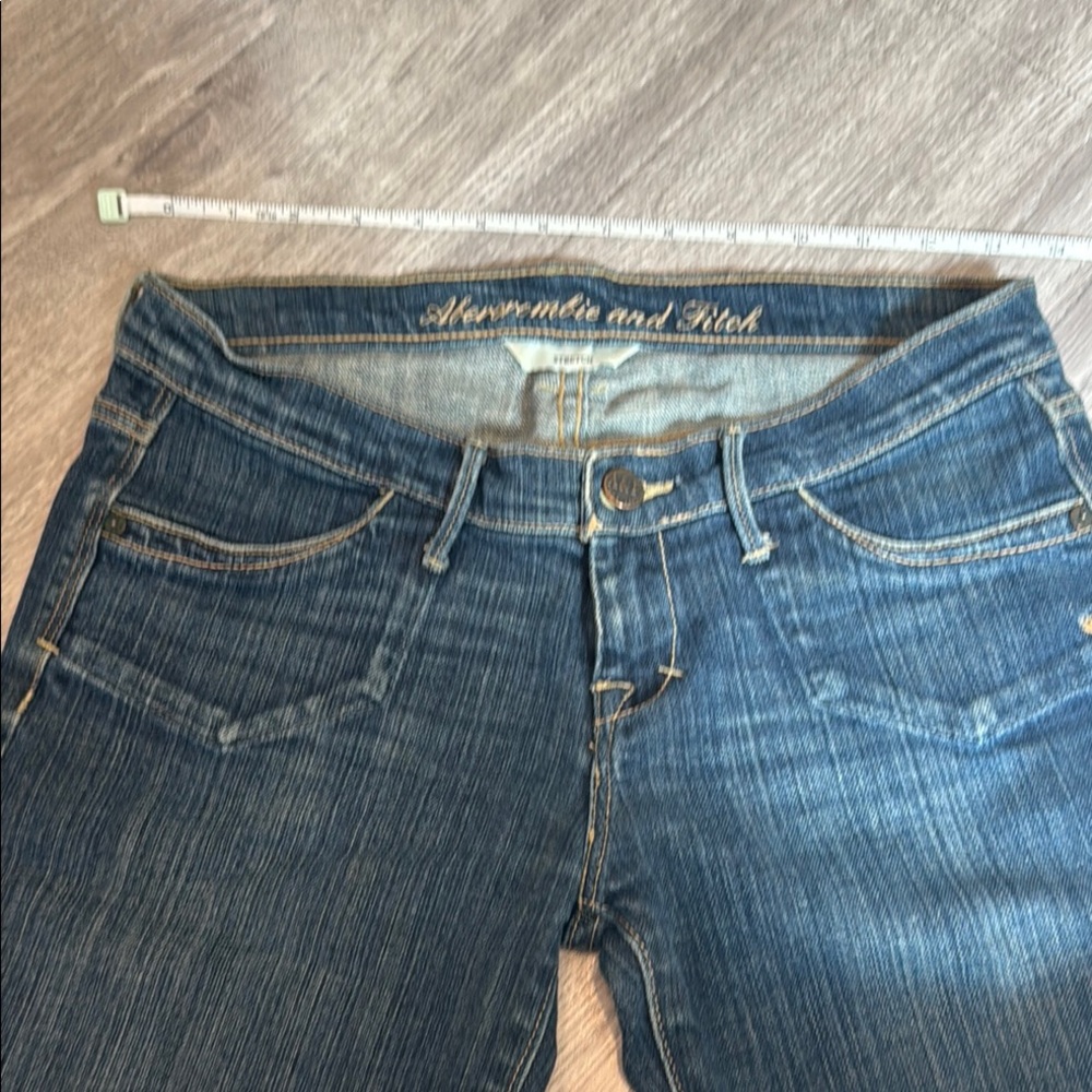Abercrombie & Fitch Women's Blue Jeans size 0 is labeled. 

Maybe a size 26